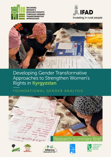 Developing gender transformative approaches to strengthen women’s rights in Kyrgyzstan. Foundational gender analysis