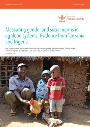 Measuring gender and social norms in agrifood systems: Evidence from Tanzania and Nigeria