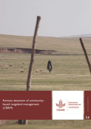 Remote detection of community-based rangeland management (CBRM)