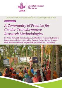 A Community of Practice for Gender-Transformative Research Methodologies