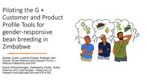 Piloting the G + Customer and Product Profile Tools for gender-responsive bean breeding in Zimbabwe