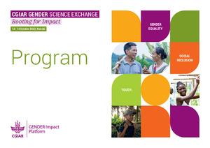CGIAR GENDER Science Exchange 2022 program
