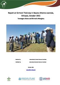 Report on farmers' field day in Basona Worena woreda, Ethiopia, October 2015