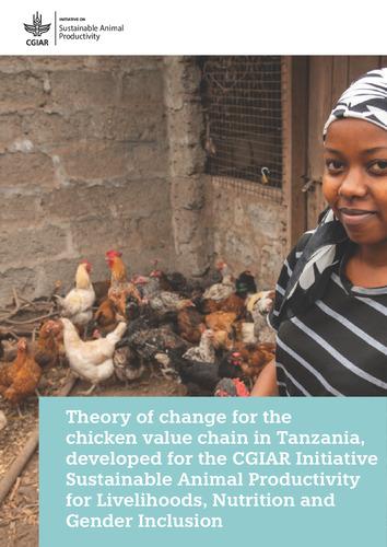 Theory of change for the chicken value chain in Tanzania, developed for the CGIAR Initiative Sustainable Animal Productivity for Livelihoods, Nutrition and Gender Inclusion