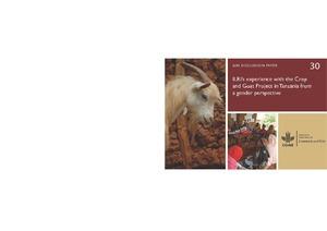 ILRI’s experience with the Crop and Goat Project in Tanzania from a gender perspective