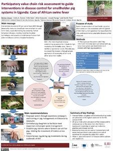 Participatory value chain risk assessment to guide interventions in disease control for smallholder pig systems in Uganda: Case of African swine fever