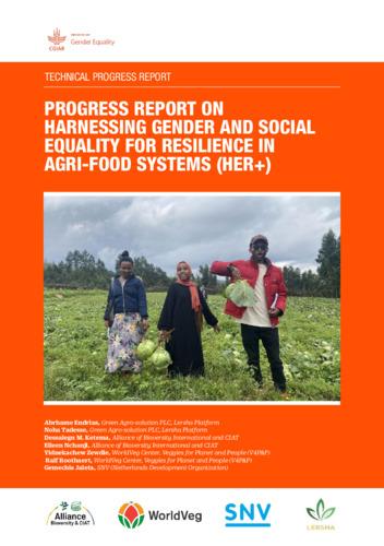 Progress report on harnessing gender and social equality for resilience in agri-food systems (her+)