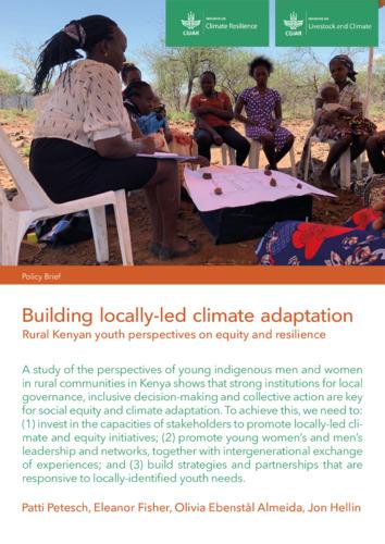 Building locally-led climate adaptation: Rural Kenyan youth perspectives on equity and resilience