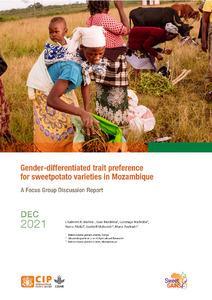 Gender-differentiated trait preferences for sweetpotato varieties in Mozambique. A Focus Group Discussion Report