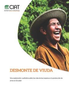 Desmonte de viuda, Una exploración cualitativa sobre los roles de las mujeres en la producción de arroz en Ecuador