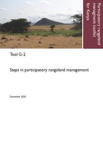 Participatory rangeland management toolkit for Kenya, Tool G-2: Steps in participatory rangeland management.