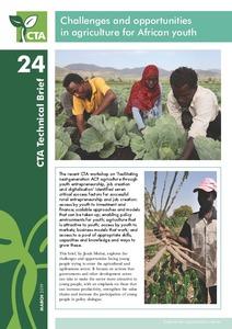 Challenges and opportunities in agriculture for African youth
