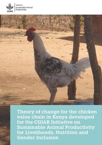 Theory of change for the chicken value chain in Kenya developed for the CGIAR Initiative on Sustainable Animal Productivity for Livelihoods, Nutrition and Gender Inclusion