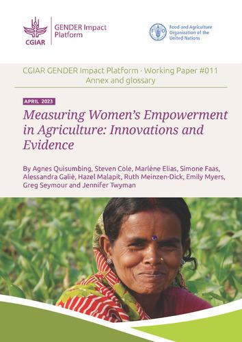 Measuring Women’s Empowerment in Agriculture: Innovations and Evidence