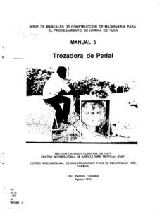 Trozadora de pedal