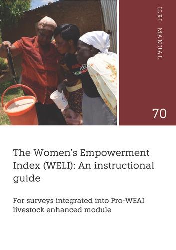 The Women’s Empowerment Index (WELI): An instructional guide