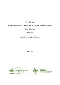 ODK Viewer: A tool to visualise ODK (version 1) data on Android devices—User manual