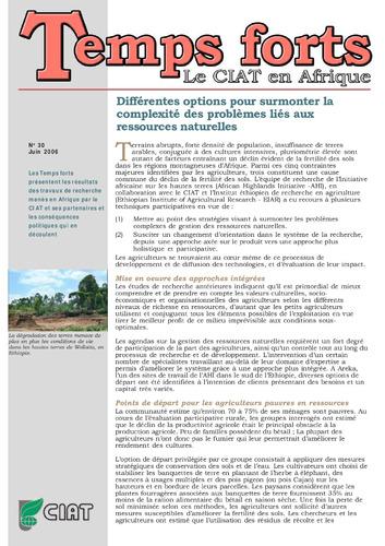 Différentes options pour surmonter la complexité des problèmes liés aux ressources naturelles