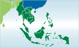 Peak maximum flood inundation extent derived using MODIS 8-day 500m surface reflectance data for South East Asia (2006)