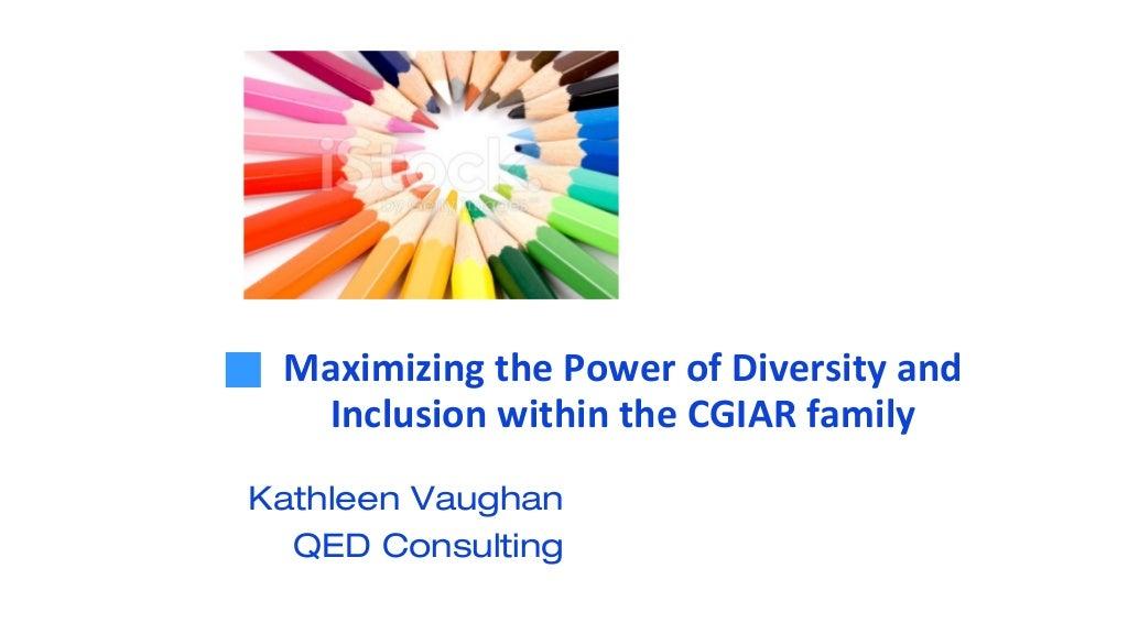 Session 5 Management roles in enhancing diversity by Kathleen Vaughan