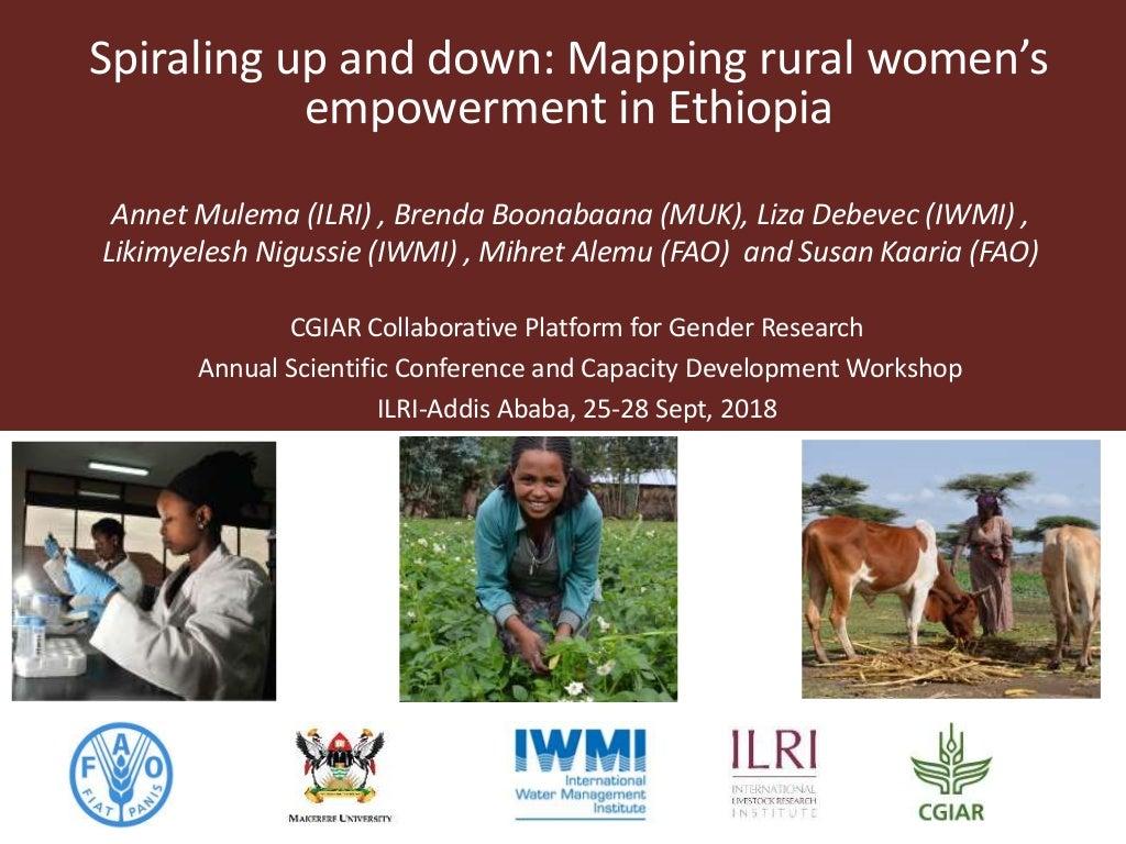 Spiraling up and down: Mapping rural women's empowerment in Ethiopia