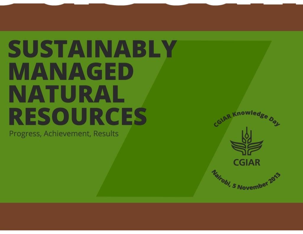 Sustainable managed natural resources system-level outcome: Progress, achievements, results
