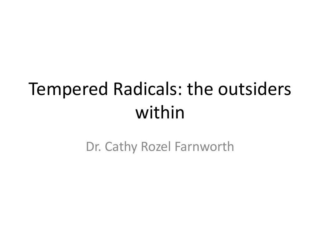 Tempered radicals: the outsiders within